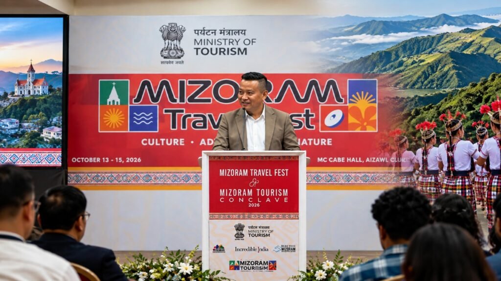 Mizoram Travel Fest 2026 in Aizawl promoting winter tourism