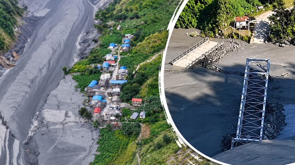 Nepal Flash Flood in Gorkha Sweeps Away Houses and Bridges